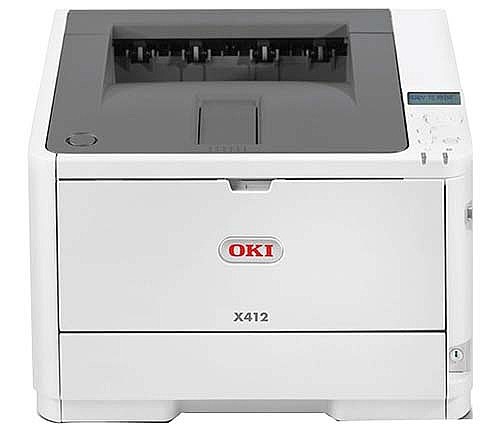מדפסת לייזר שחור לבן OKI X412DN 
