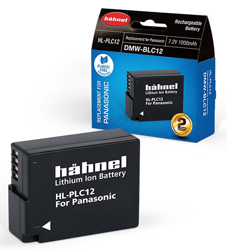 סוללה חליפית למצלמה Panasonic HL-PLC12 DMW-BLC12 Hahnel