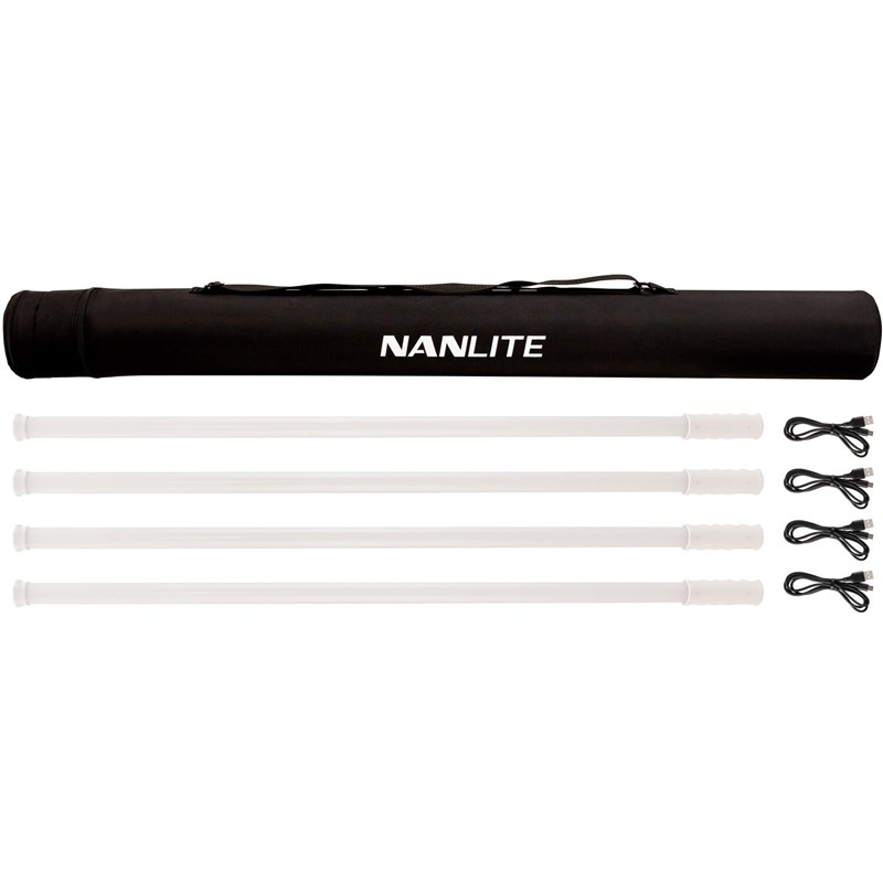 4 מקלות לדים Nanlite Pavotube T8-7X RGBWW 4KIT