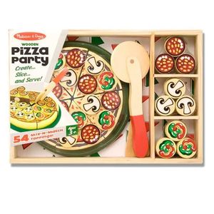 ערכה מעץ להכנת פיצה מבית מליסה ודאג Melissa And Doug
