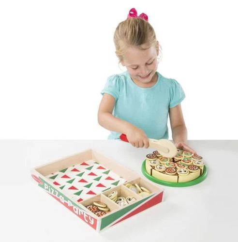 ערכה מעץ להכנת פיצה מבית מליסה ודאג Melissa And Doug