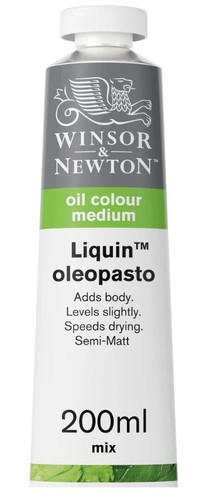 משחה לצבעי שמן LIQUIN OLEOPASTO MEDIUM (200 מ