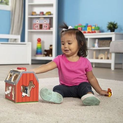 אסם חיות חווה למיון צורות מבית מליסה ודאג Melissa and Doug
