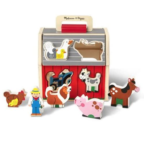 אסם חיות חווה למיון צורות מבית מליסה ודאג Melissa and Doug