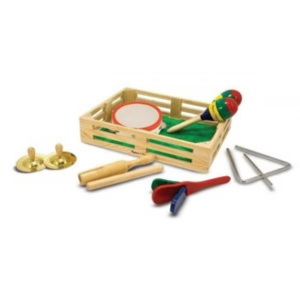 ערכת כלי נגינה כלי הקשה מעץ מבית מליסה ודאג Melissa And Doug