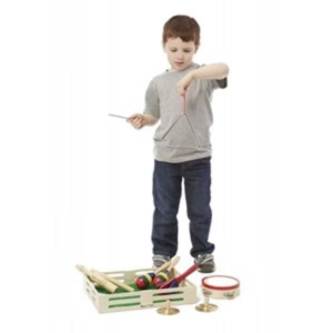 ערכת כלי נגינה כלי הקשה מעץ מבית מליסה ודאג Melissa And Doug
