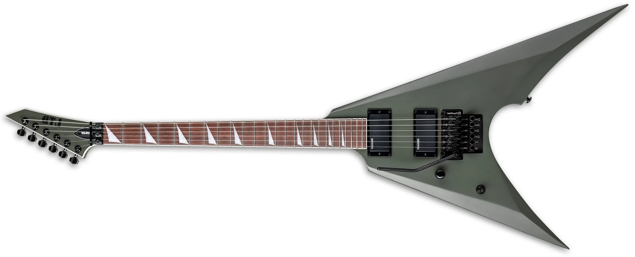 גיטרה חשמלית שמאלית ESP LTD ARROW-200 Military Green Satin