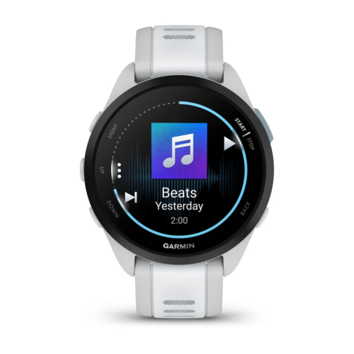 שעון ספורט חכם Forerunner 165 Music | 43mm - אפור & לבן