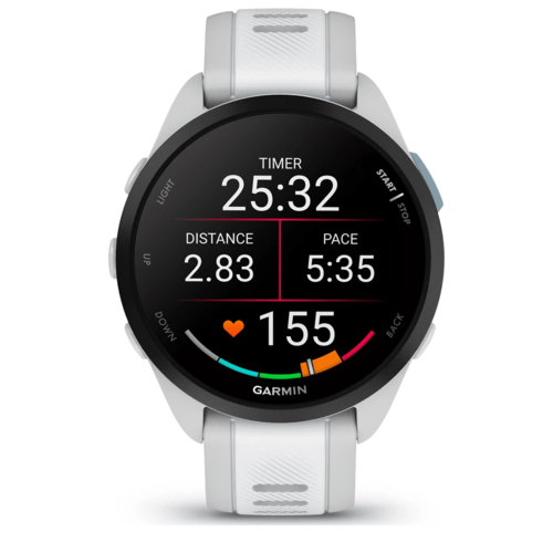 שעון ספורט חכם Forerunner 165 Music | 43mm - אפור & לבן