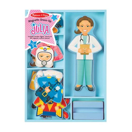 סט הלבשה מגנטי מעץ ג'וליה מבית מליסה ודאג Melissa and Doug