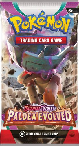 קלפי פוקימון חבילת בוסטר פלדאה אבולב Pokémon TCG: Scarlet & Violet Paldea Evolved Booster Pack