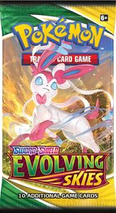 קלפי פוקימון חבילת בוסטר אבולבינג סקייס Evolving Skies Booster Pack - SWSH07: Evolving Skies (SWSH07)