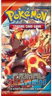 קלפי פוקימון חבילת בוסטר פריימל קלאש XY Primal Clash Booster Pack - XY - Primal Clash (PRC)