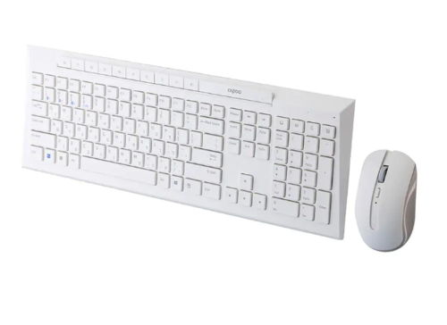 סט עכבר ומקלדת אלחוטיים Bluetooth/2.4GHz דגם RAPOO 8210MW