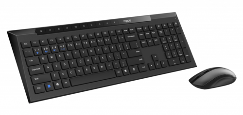 סט עכבר ומקלדת אלחוטיים Bluetooth/2.4GHz דגם RAPOO 8210M