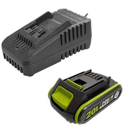 מטען + סוללה 20V 2Ah ירוק Worx
