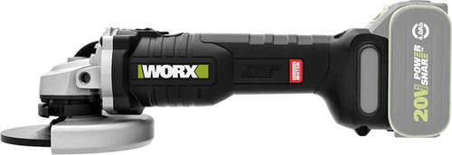משחזת זווית נטענת WORX 20V -  וורקס WU809.91 - גוף בלבד