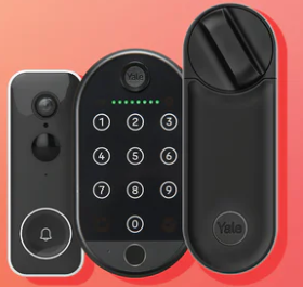 מנעול חכם ליינוס לינוס + קודן טביעת אצבע L2 Yale Linus Smart Lock L2 + פעמון חכם סט המושלם !