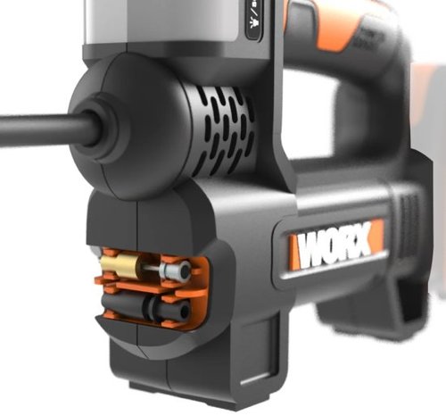 משאבת אוויר נטענת 10 בר Worx EasyPump 20V WX092.9 - גוף בלבד