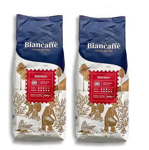 זוג פולי קפה Biancaffe Intenso