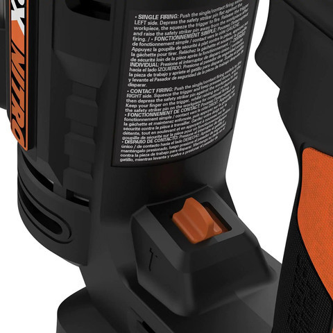 אקדח מסמרים נטען WORX 20V  וורקס WX842.9 - גוף בלבד