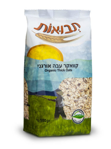 קוואקר עבה אורגני 500 גרם