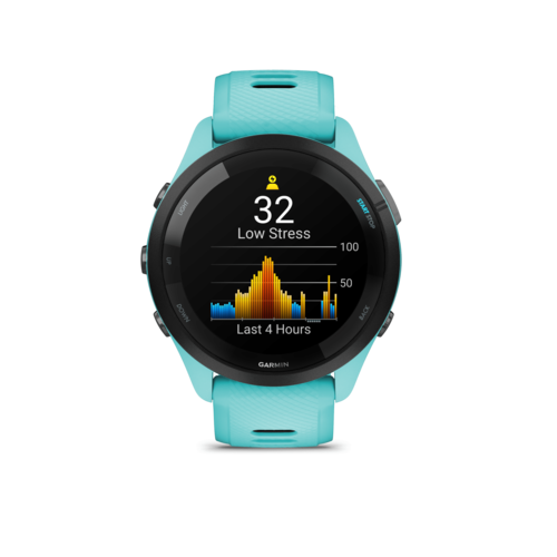 שעון ספורט חכם – Forerunner® 265 | 46mm - טורקיז & שחור