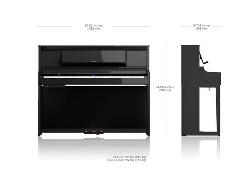 זוית נוספת Roland LX-6 Digital Piano