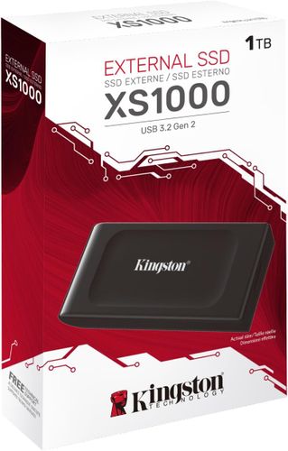 כונן SSD חיצוני נייד Kingston XS1000 USB-C 3.2 SXS1000/1000G - נפח 1TB