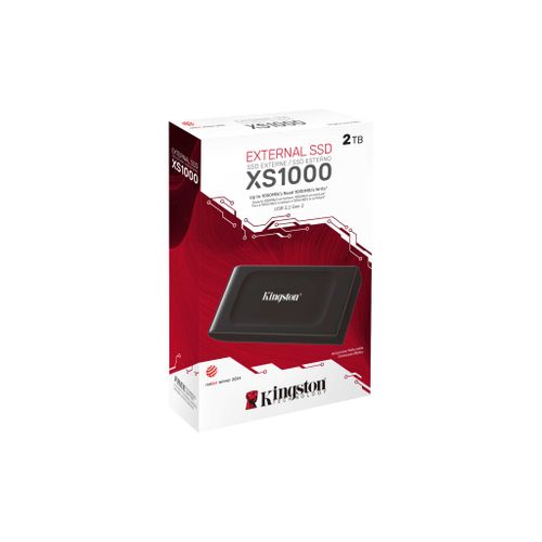 כונן SSD חיצוני נייד Kingston XS1000 USB-C 3.2 SXS1000/2000G - נפח 2TB