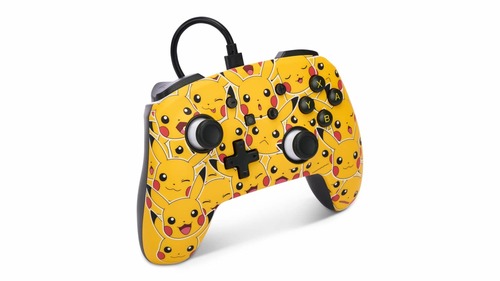 בקר חוטי לנינטנדו סוויץ' מעוצב פיקצ'ו - POWER A WIRED CONTROLLER  