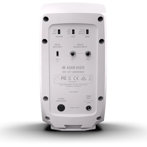 זוית נוספת Adam Audio D3V studio monitors
