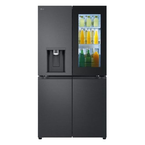 מקרר 4 דלתות 842 ליטר LG GR-930BINS נירוסטה מושחרת אל ג'י