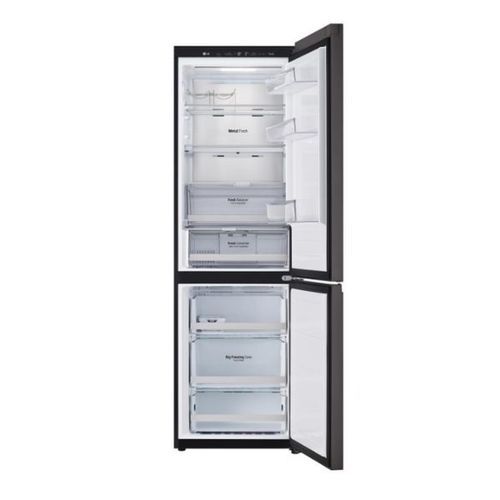 מקרר מקפיא תחתון 344 ליטר LG GR-B374BG זכוכית שחורה *יחידה אל ג'י
