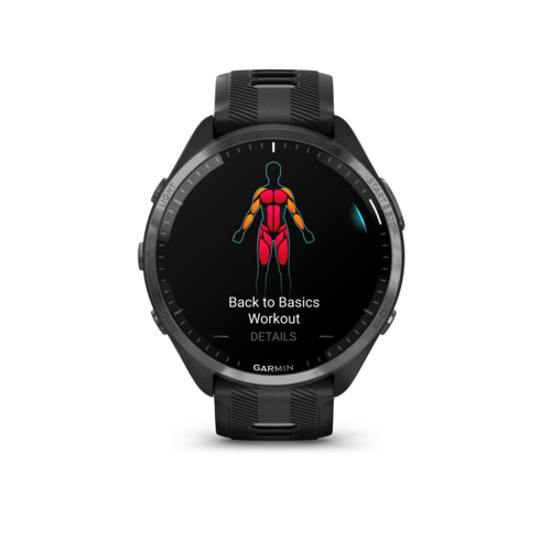 שעון מולטיספורט חכם – Forerunner® 965 | 47mm - שחור