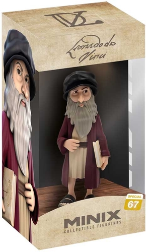 מיניקס MINIX פסלון אספנות לאונרדו דה וינצי MINIX LEONRDO DE VINCI