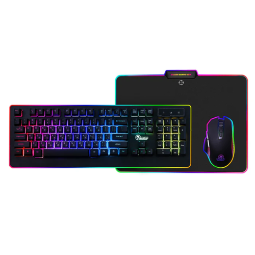 DRAGON PRO PC COMBO GAMING RGB - מקלדת ועכבר גיימינג