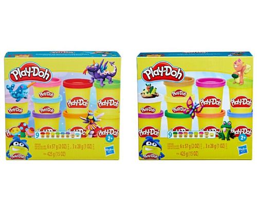 פליידו ערכה 9 צבעים מעורב