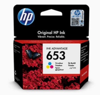 ראש דיו צבעוני HP 653