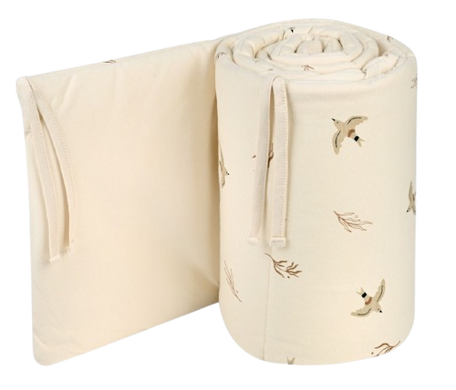 מגן ראש למיטת תינוק מבד 100% כותנה - ציפורים נודדות