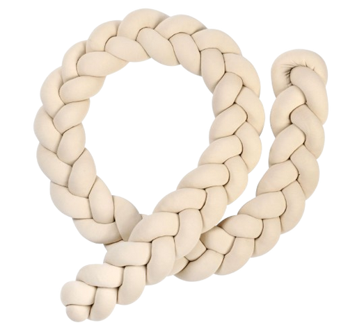 כרית נחשוש קלועה / צמה 100% כותנה - אביב