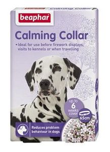 קולר הרגעה לכלבים CALMING COLLAR מתאים עד היקף צוואר של 65 ס"מ יעיל לשלושה שבועות