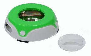 קערת נירוסטה+מכסה 0.7 ל