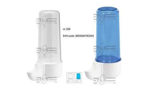 מבחנת שתיה + תופסן לרשת הכלוב לציפור 125 מ