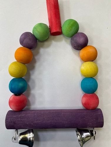 נדנדה לציפור מחרוזי עץ לתוכי בנוני מבצע : קנה 2 * יחידות וקבל 1 יח חינם