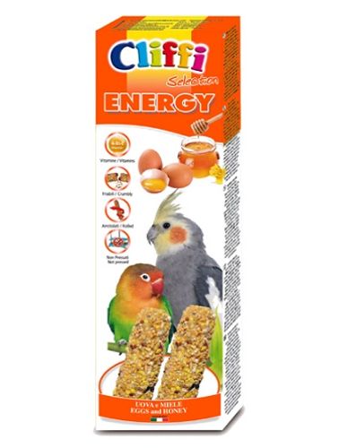 קליפי מקלות דבש אנרגיה לקוקטייל וציפור אהבה 