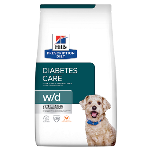 w/d | Hill's Prescription Diet דיאביטיס קייר לכלב { לסכרת } (עם עוף)