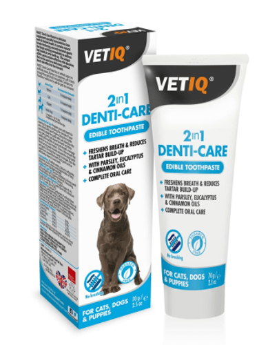 משחת שיניים לכלב וחתול denti 1 in2 70 גרם
