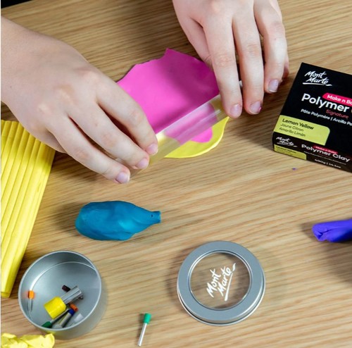 מערוך אקרילי שקוף לחימר פולימרי POLYMER CLAY ROLLER