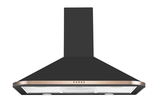 קולט אדים שחור רטרו Ly-Vent דגם LV-O-538